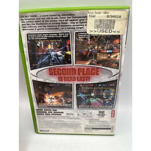 Unreal Championship (Original Xbox) Complete w/ Manual CIB - Tested - Picture 2 of 8